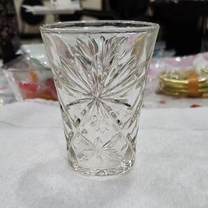 ANCHOR HOCKING PRESCUT CLEAR FLAT TUMBLER GLASS
